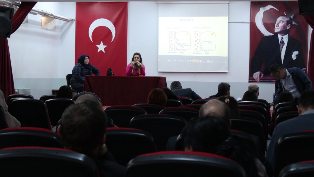 'OKULDA DİYABET EĞİTİM PROGRAMI' KAPSAMINDA BİLGİLENDİRME TOPLANTISI