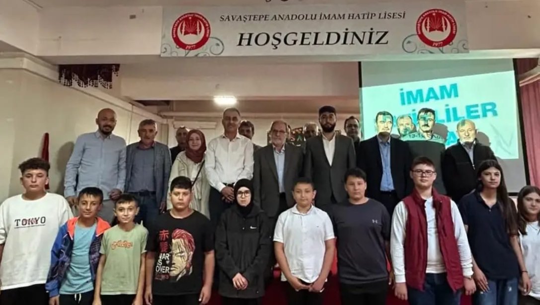 'İMAM HATİPLİLER HAFTASI' SAVAŞTEPE ANADOLU İMAM-HATİP LİSESİNDE KUTLANDI!